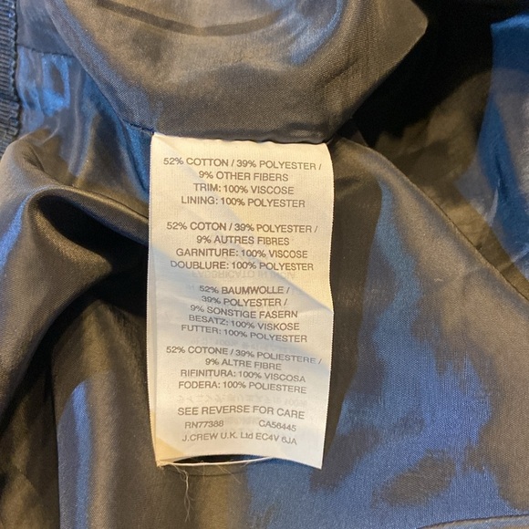 NWT J. Crew Women's‎ # 2 Pencil Skirt Jaquard Floral Size 2 Blue Sparkle C9156 - Picture 7 of 9